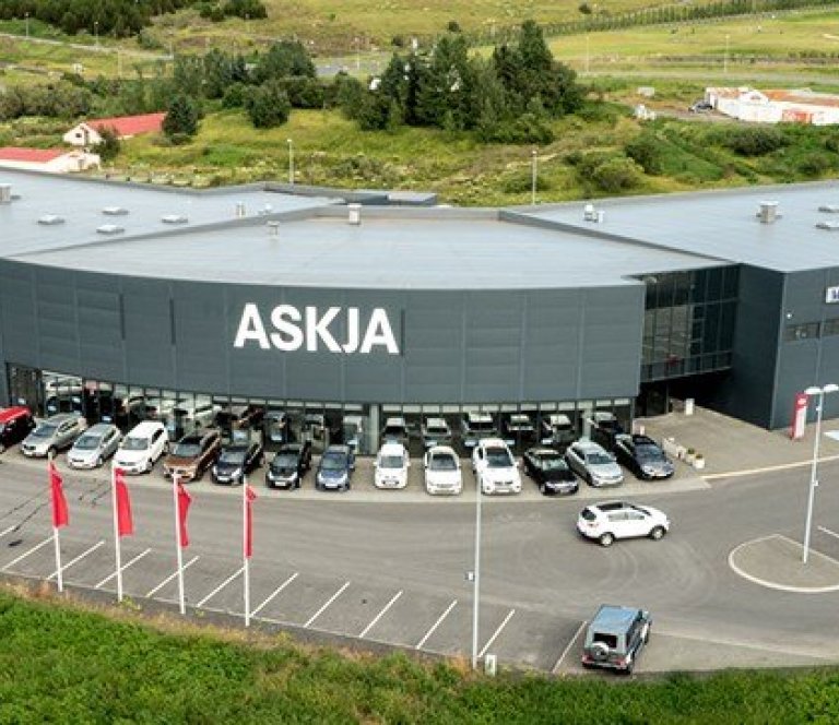 Höfuðstöðvar Öskju að Krókhálsi.