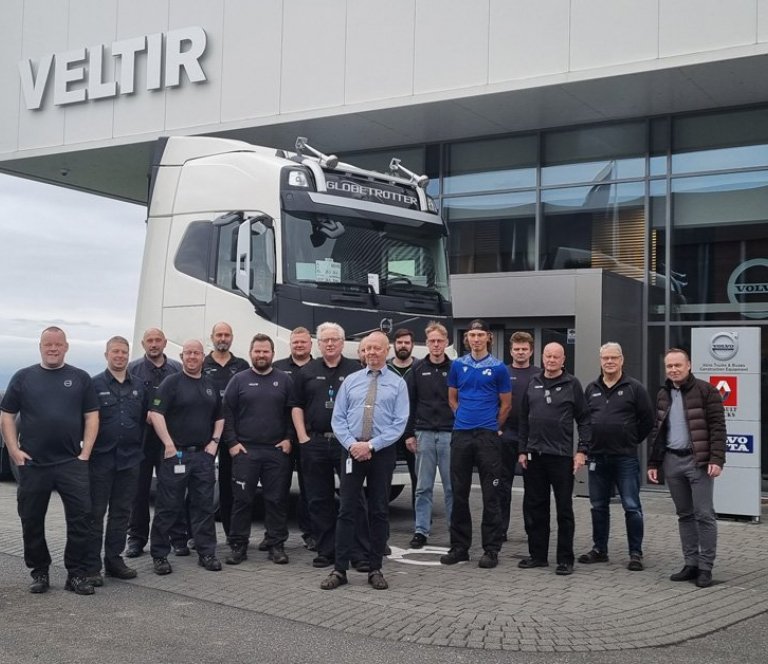 Þrefalt toppsæti hjá Volvo vörubílum frá Velti