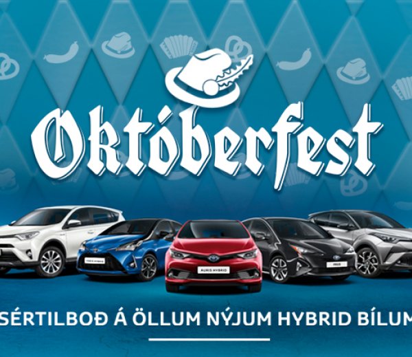 Laugardaginn 6. október verður glæsileg októberfest sýning hjá söluaðilum Toyota um allt land.