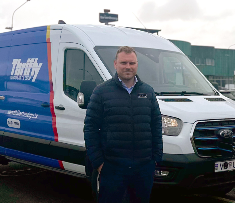 Brimborg sendibílaleiga skiptir alfarið í rafsendibíla