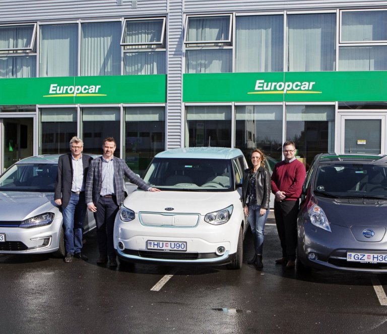 Bílaleiga Akureyrar með mikið úrval rafmagnsbíla