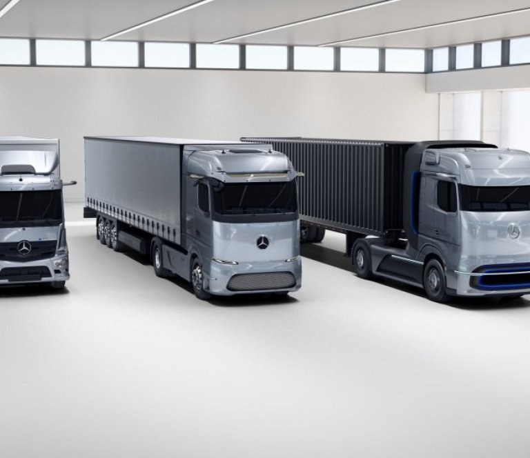 Mercedes-Benz kynnir áætlun um rafvæðingu vörubíla